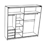 robna kuca stanojcic mmp ELEGANCE LINE Americki plakar AP 230 O 4