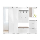 robna kuca stanojcic mmp Predsoblje Elegance Line 11-belo-gloss