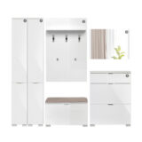 robna kuca stanojcic mmp Predsoblje Elegance Line 14-belo-gloss