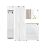 robna kuca stanojcic mmp Predsoblje Elegance Line 17-belo-gloss