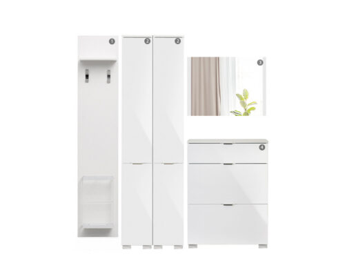 robna kuca stanojcic mmp Predsoblje Elegance Line 17-belo-gloss