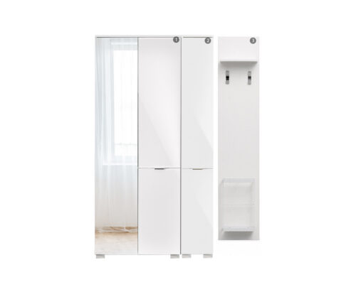 robna kuca stanojcic mmp Predsoblje Elegance Line 20-belo-gloss
