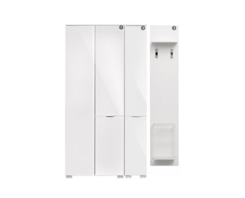 robna kuca stanojcic mmp Predsoblje Elegance Line 21-belo-gloss