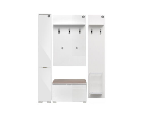 robna kuca stanojcic mmp Predsoblje Elegance Line 5-belo-gloss