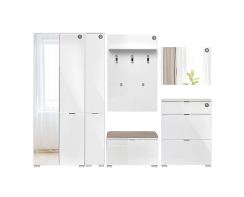 robna kuca stanojcic mmp Predsoblje Elegance Line 9-belo-gloss