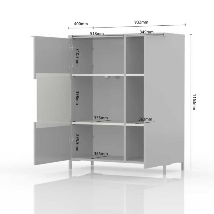robna kuca stanojcic mmp VITRINA V90 2KSON 3